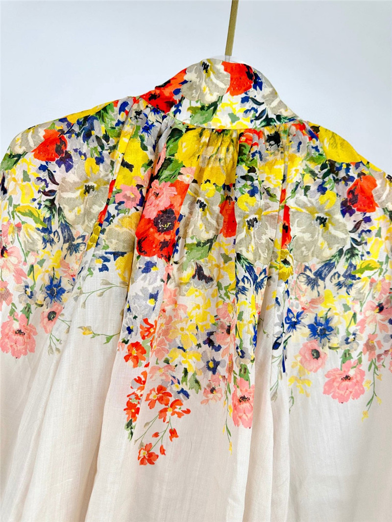 zimm turtleneck lantern sleeve shirt