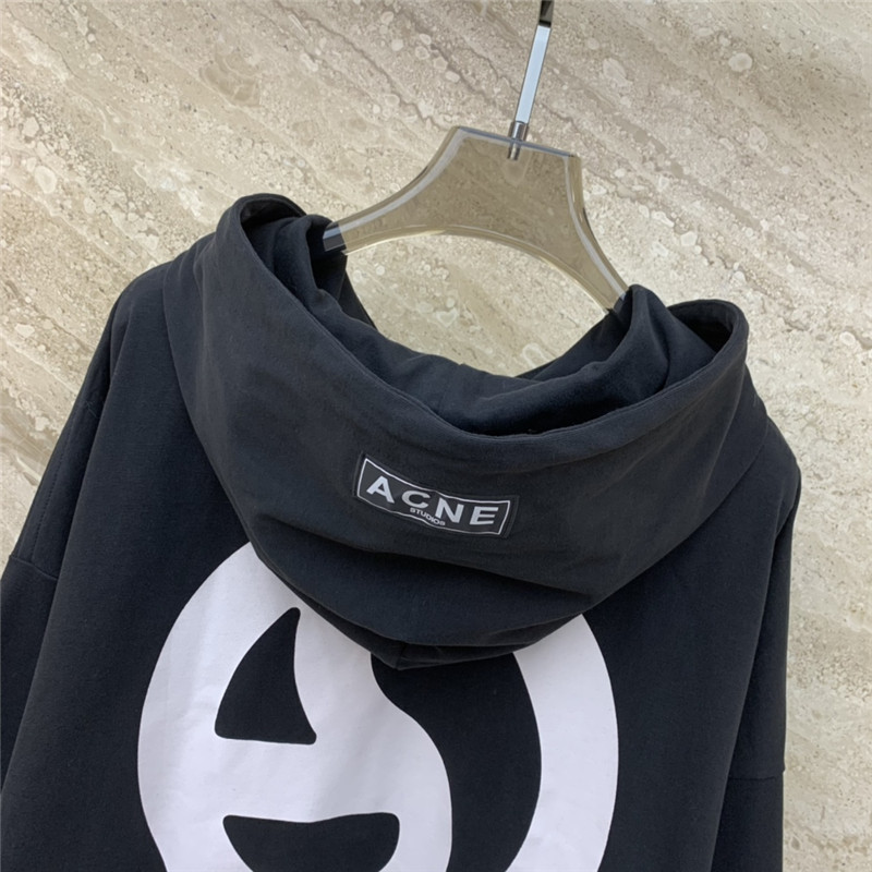 Acne Studios hooded sweatshirt loose sweatshirt