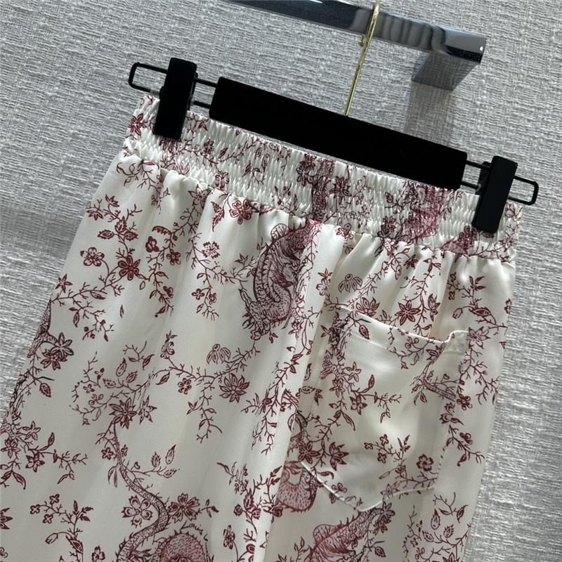 l0vis Vvtt0n lv floral print pajama style suit