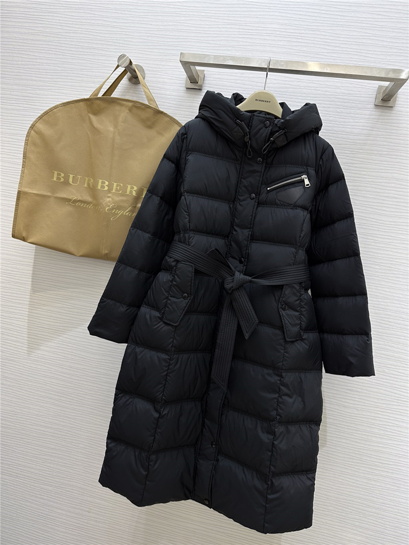 Bv*b*rry hooded long down jacket