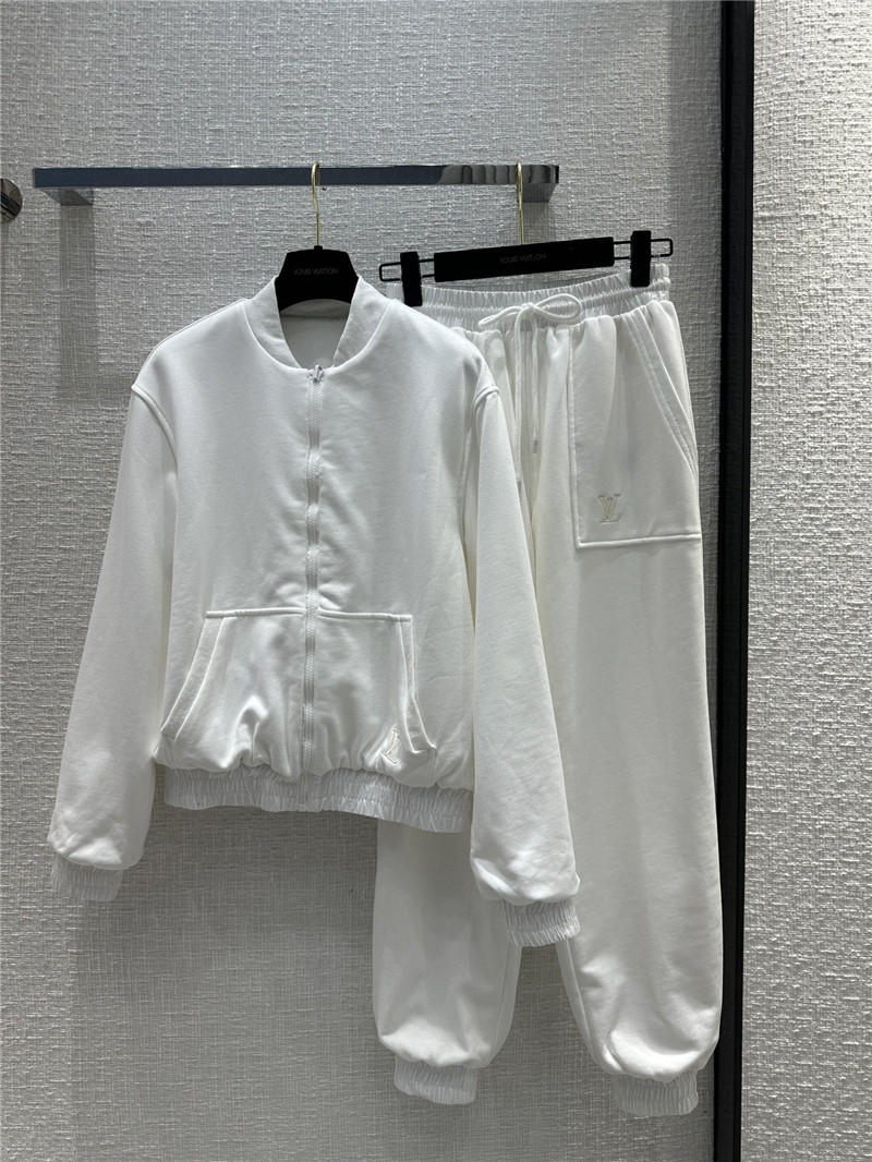 l0vis Vvtt0n lv jacquard patchwork sports suit