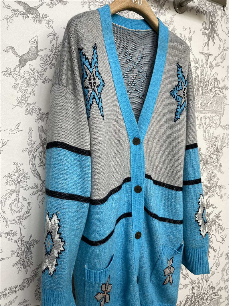 L0ew* yarn mid-length knit cardigan