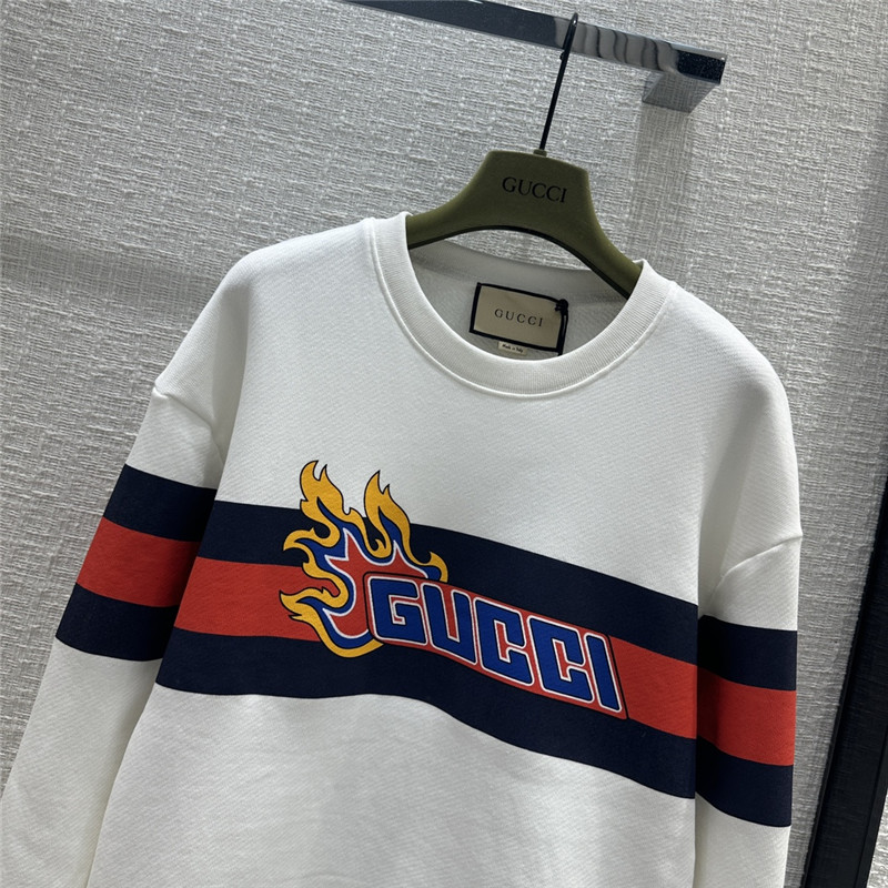 Gvc*1 logo colorblock sweatshirt