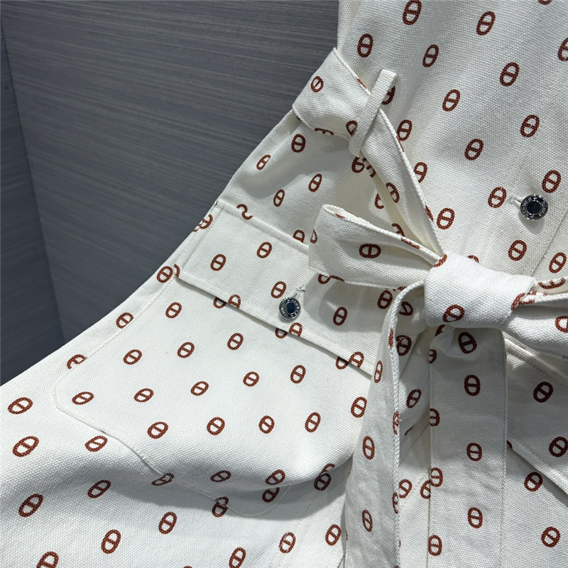 H**me5 new color pig nose logo denim vest dress