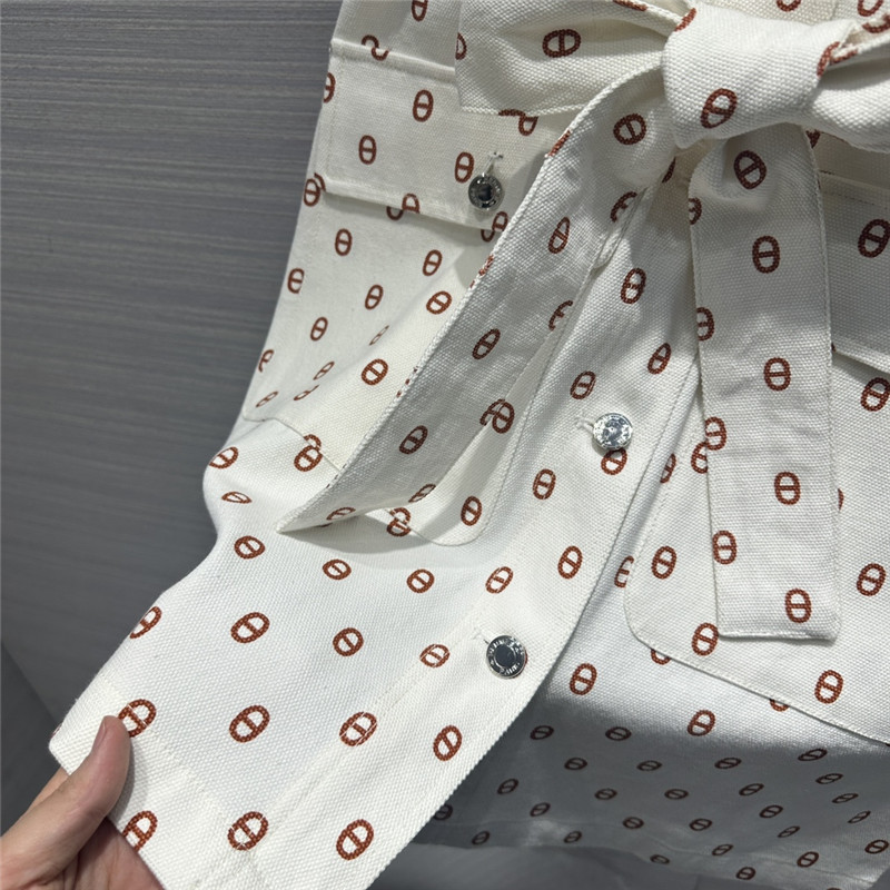 H**me5 new color pig nose logo denim vest dress