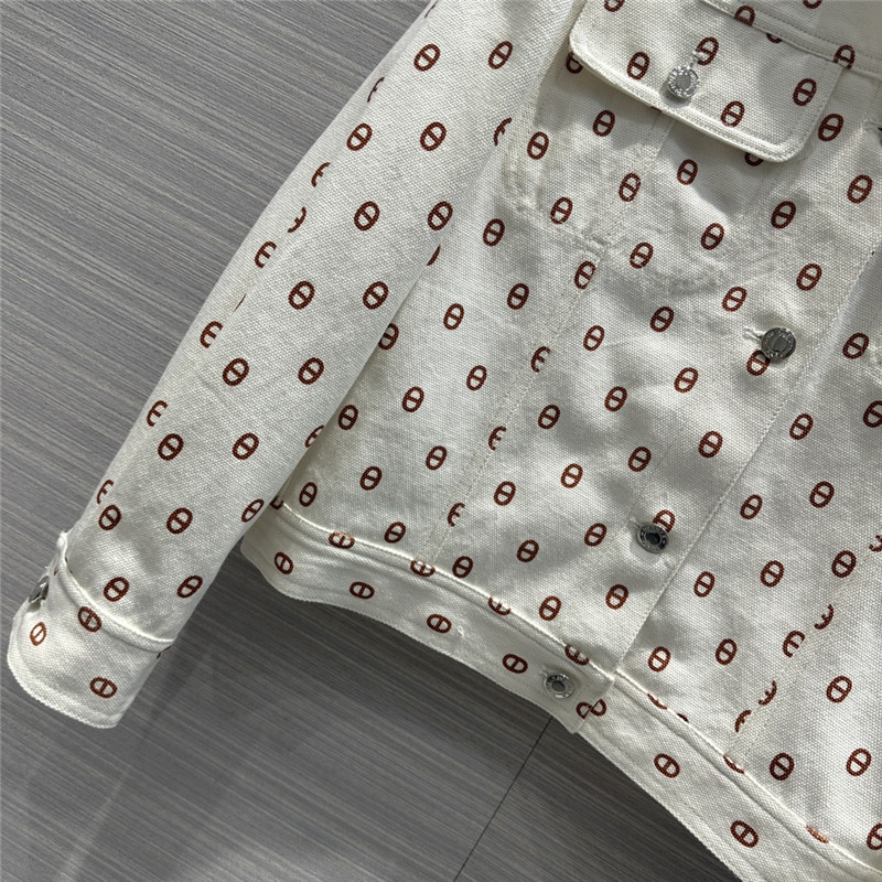 H**me5 new color pig nose logo denim jacket