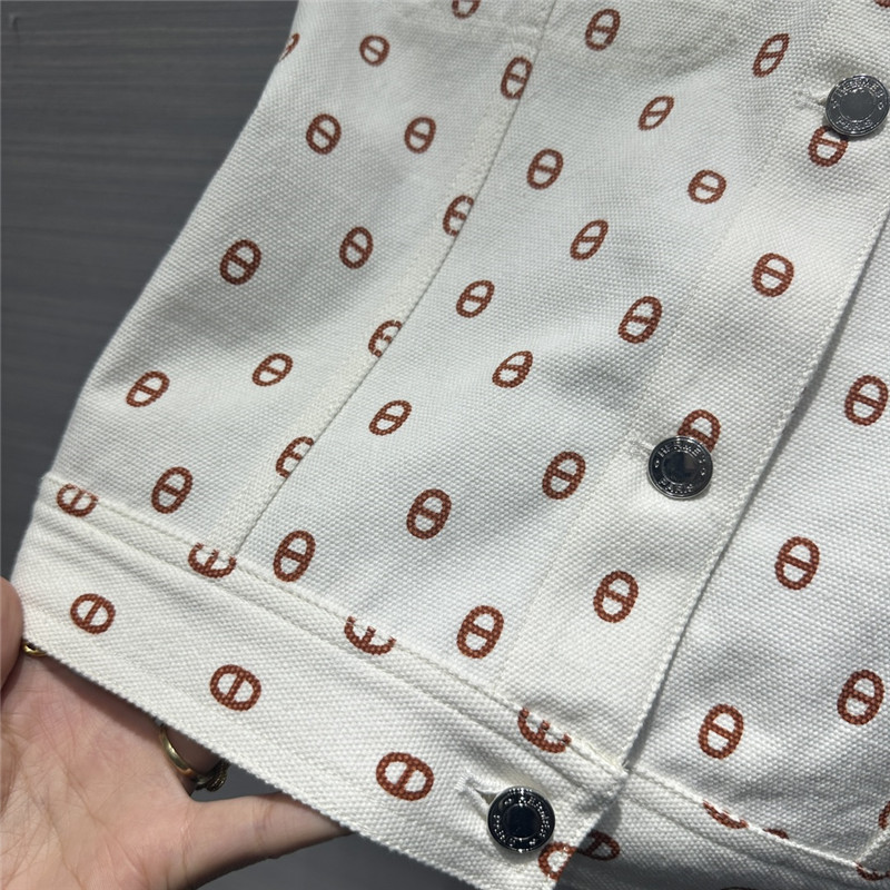 H**me5 new color pig nose logo denim jacket