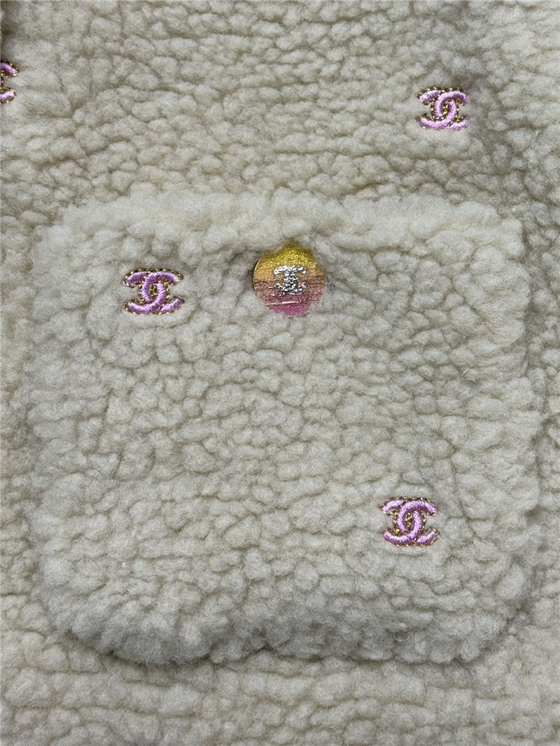 Ch**el logo embroidered lambswool vest