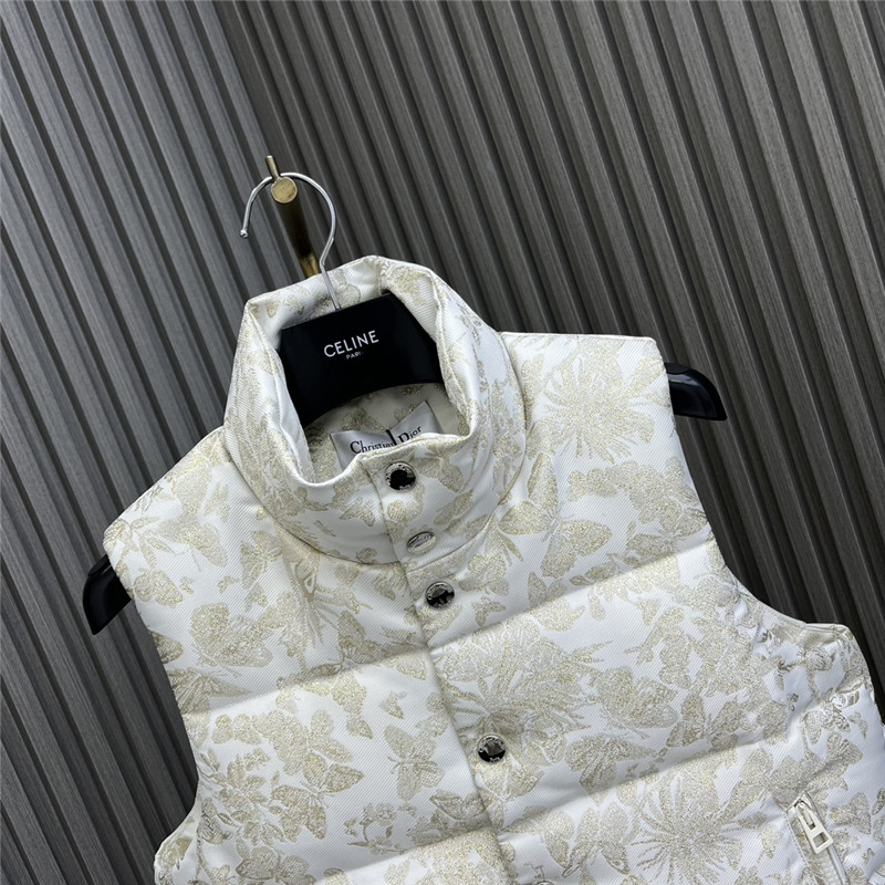 D10r jacquard down vest