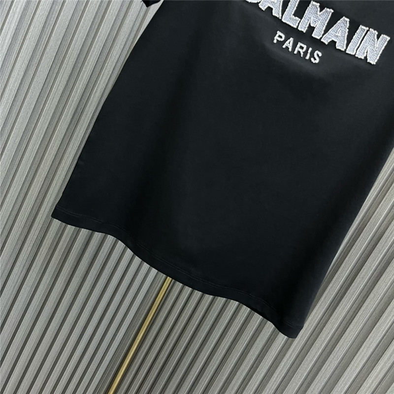 Balmain embroidered beaded T-shirt