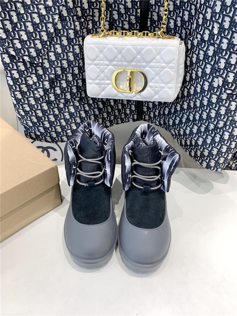 UGG Classic Mini Lace-Up Weather Boot Gray