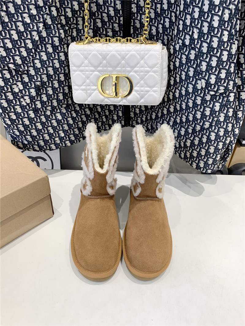 UGG x Telfar Denim Brown Mini Boot