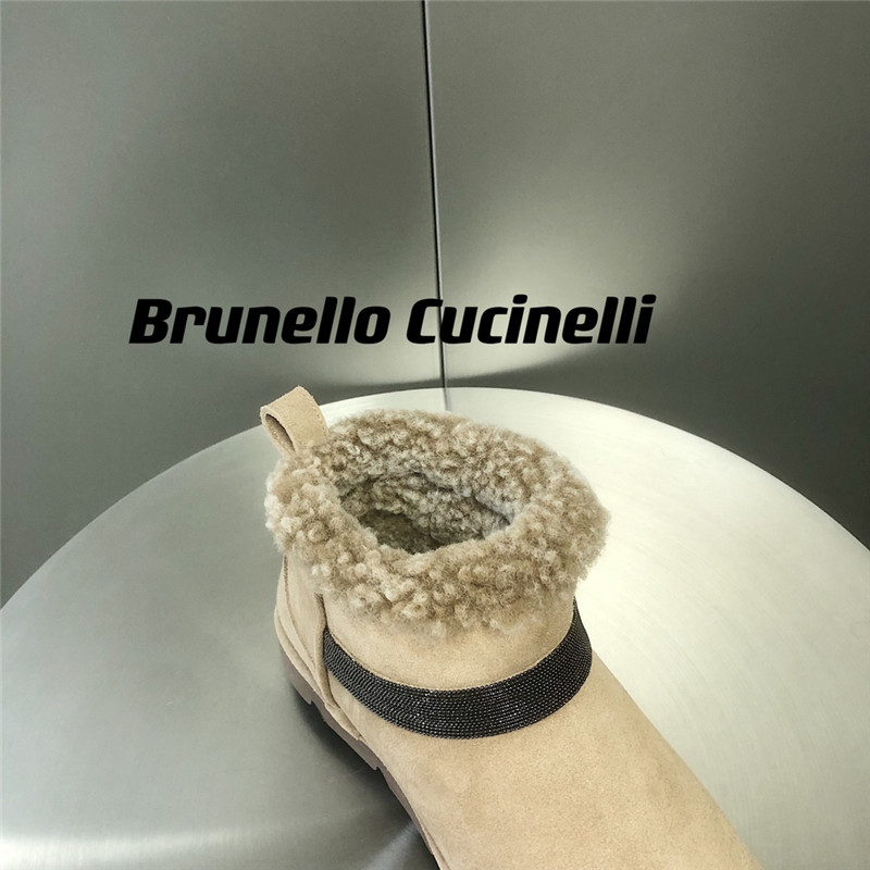 BC Suede Leather Shearling Cozy Booties