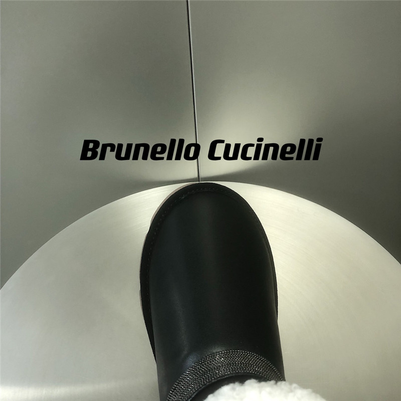 BC Leather Shearling Cozy Booties