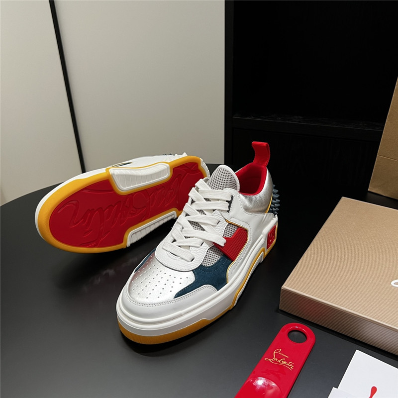 Chr1st1an louboutin astroloubi sneakers silver