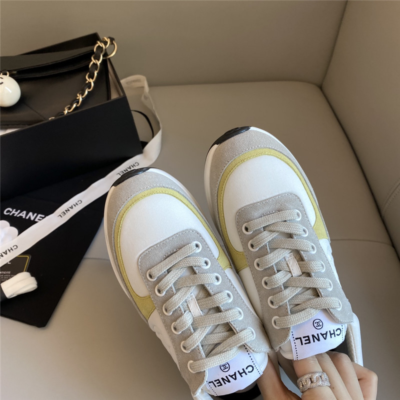 Ch**el sneakers women yellow