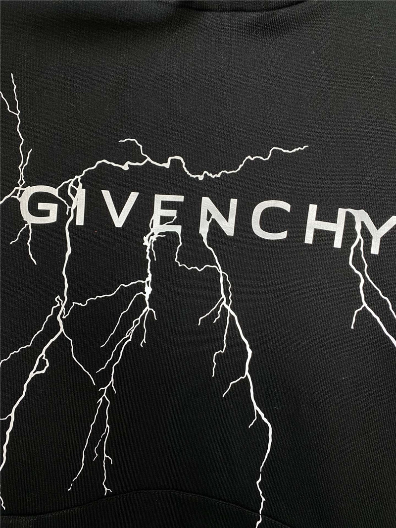 Givenchy Logo Lightning Hooded Sweatshirt
