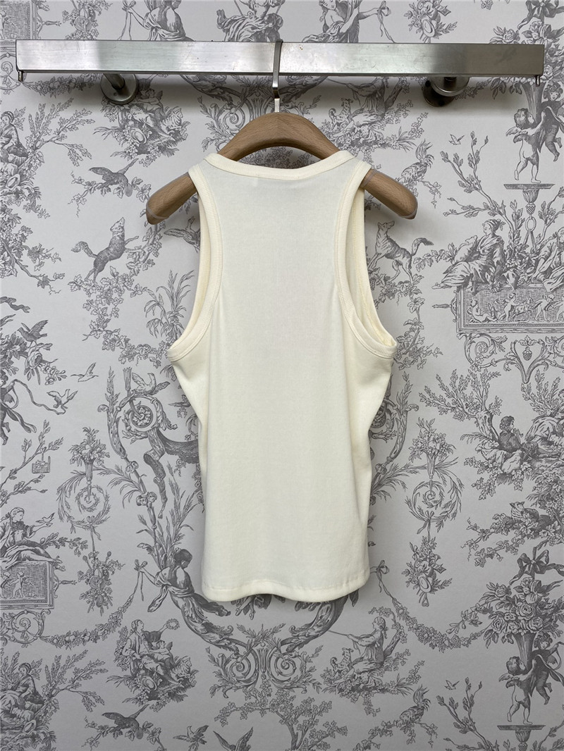 m1um1u new D1am0nd knitted vest