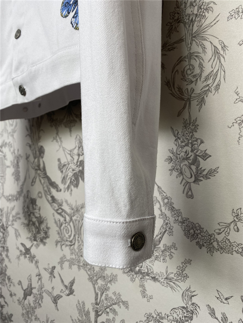 D10r new butterfly material denim jacket