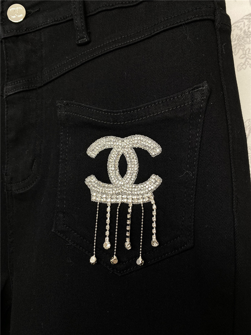 Ch**el early spring new bootcut jeans