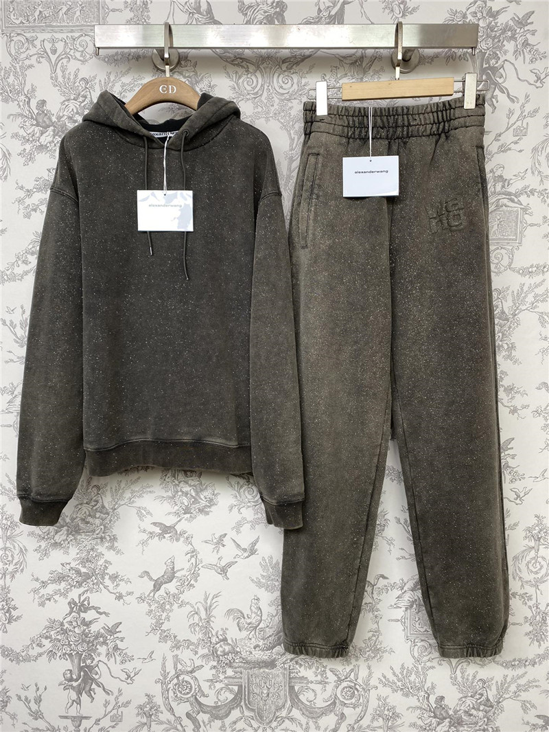 A1exa*der wang hooded sweatshirt leggings and pants set