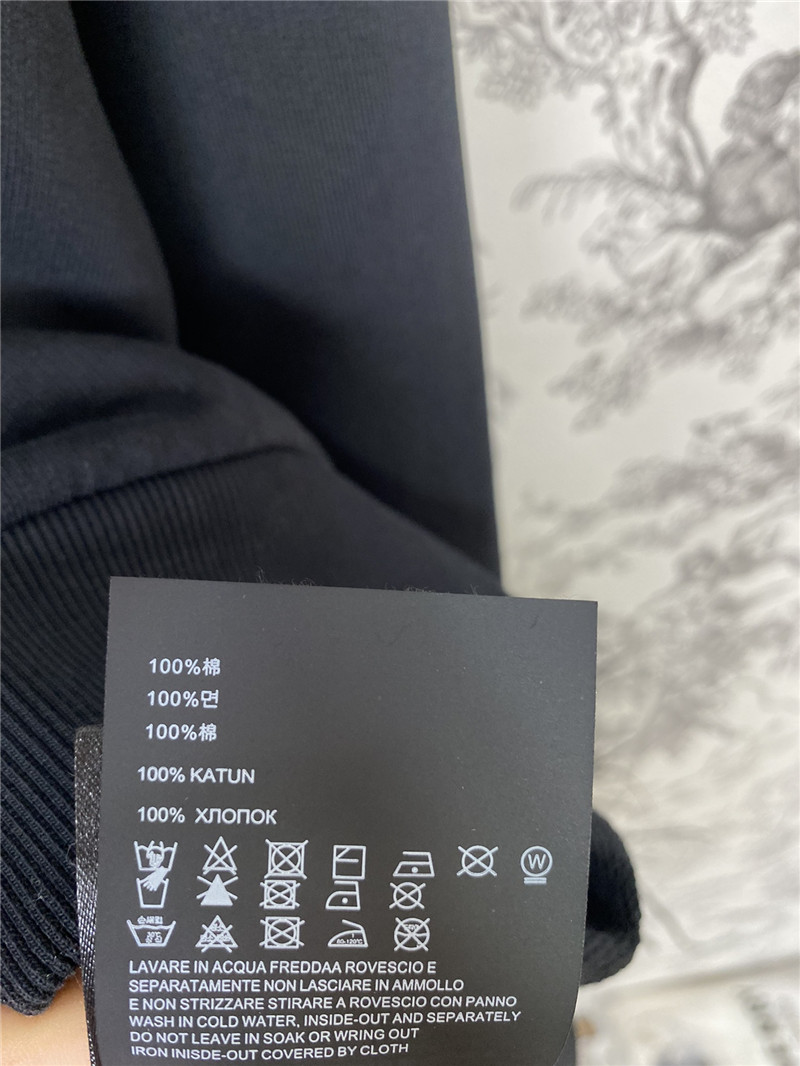 Pra*a feather cuffs zipper hooded sweatshirt navy