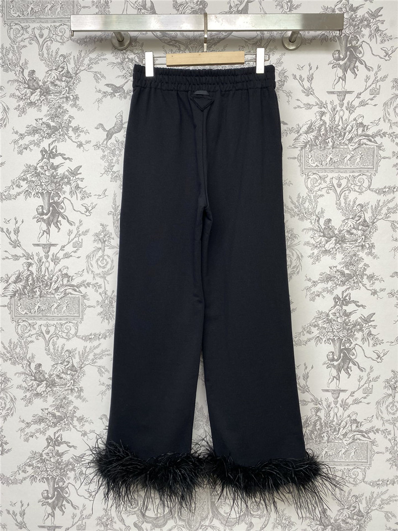 Pra*a new feather trousers