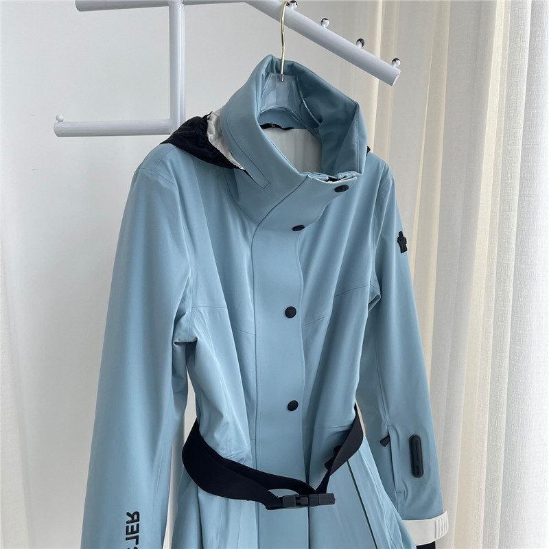 Moncler blue cotton jacket