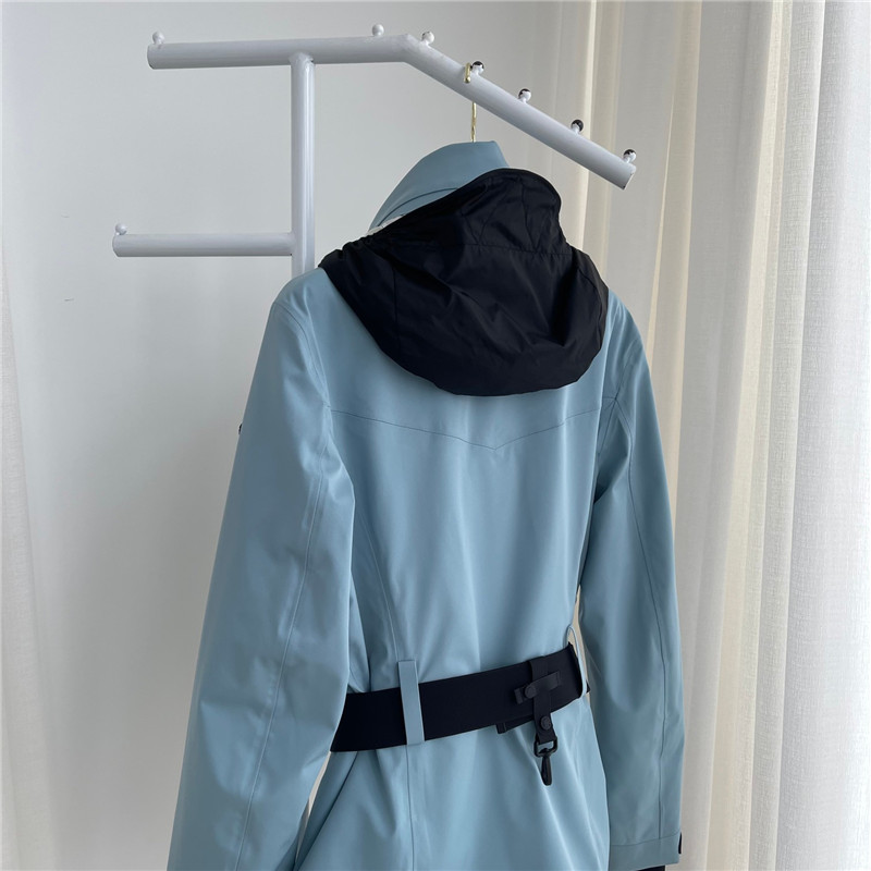 Moncler blue cotton jacket