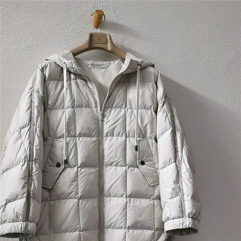 BC water-resistant matte nylon down jacket