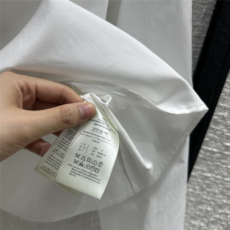 F**di micro pleated crew neck shirt