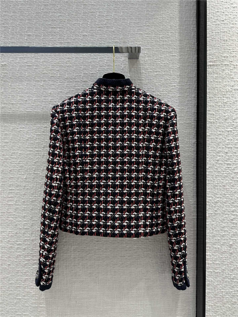 Ch**el stand collar short coat