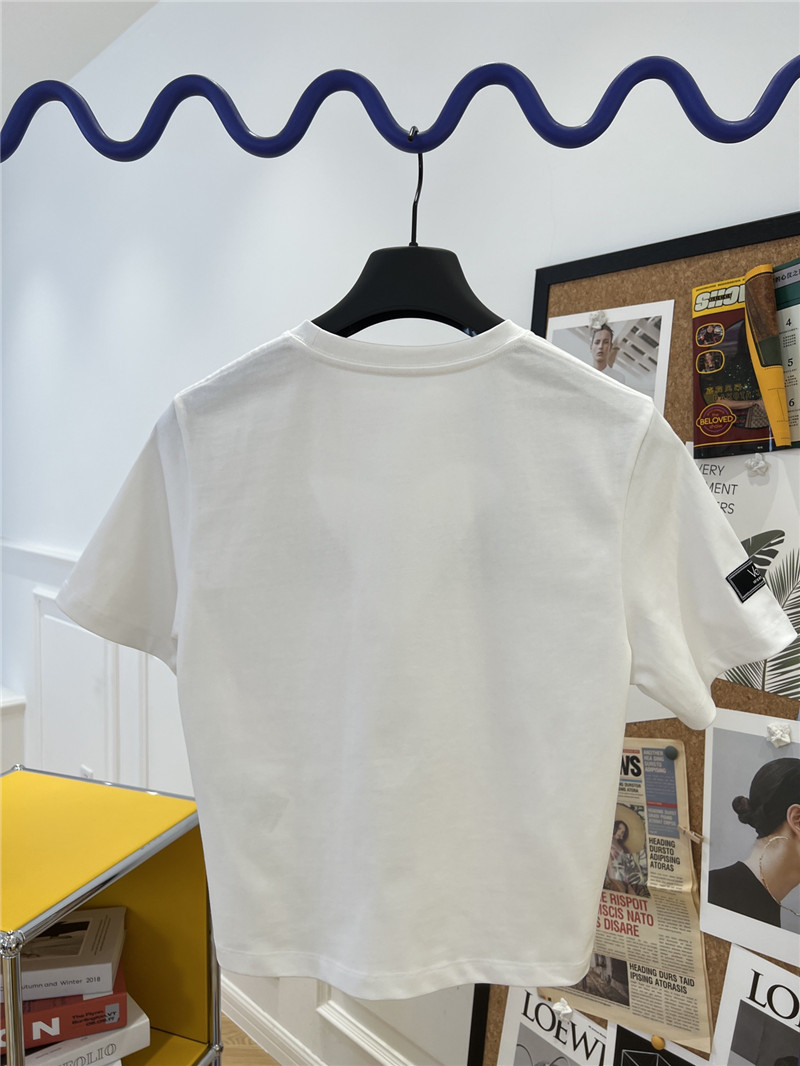 Versace new embroidered pin T-shirt