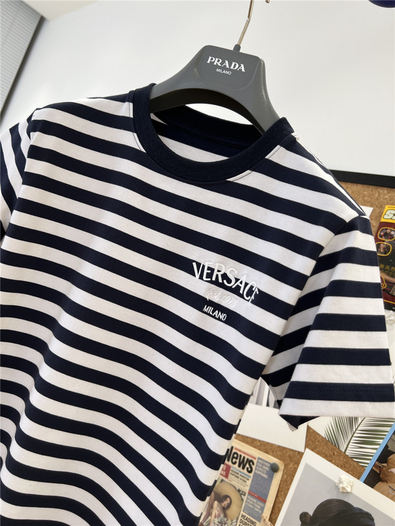 Versace latest striped T-shirt