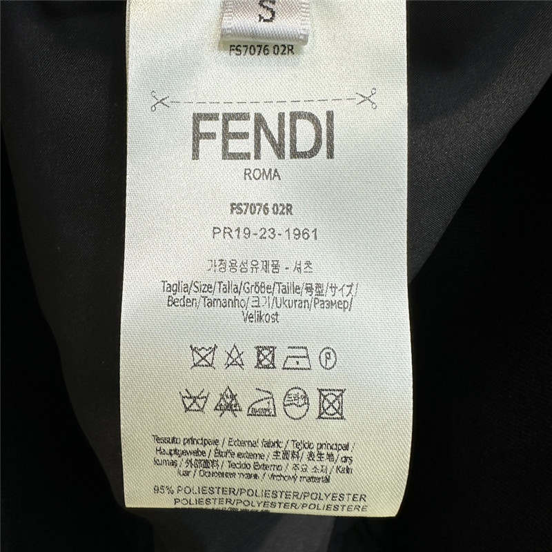 F**di hooded contrasting velvet top + casual pants set