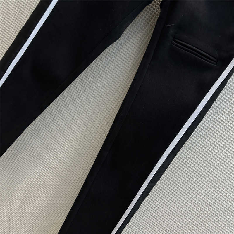 F**di logo elasticated web waist thin velvet skinny jeans