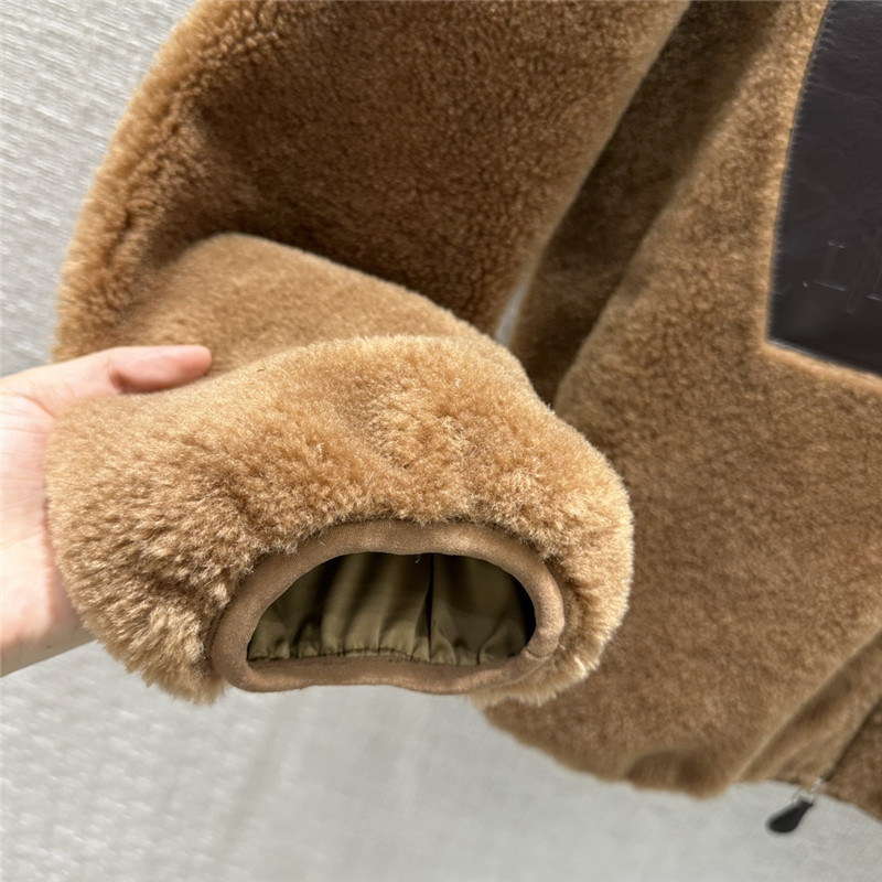 L0r0 P1ana wool grained leather jacket