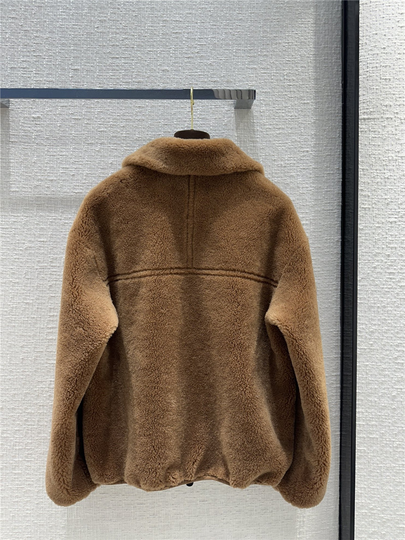 L0r0 P1ana wool grained leather jacket