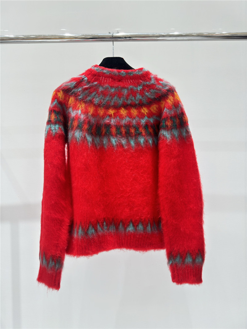L0ew* embroidered mohair sweater