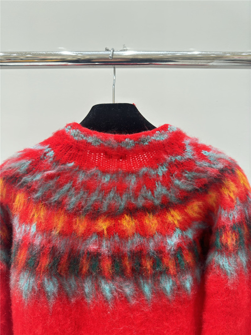 L0ew* embroidered mohair sweater