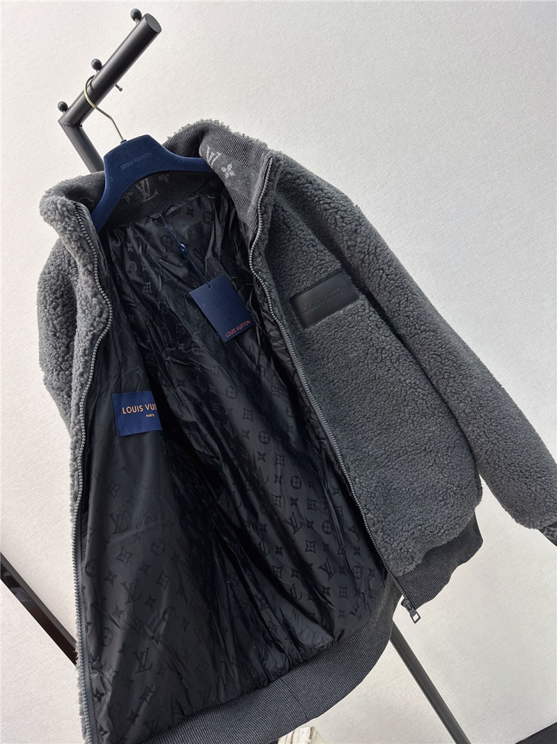 louis vuitton LV loose fit lambswool jacket