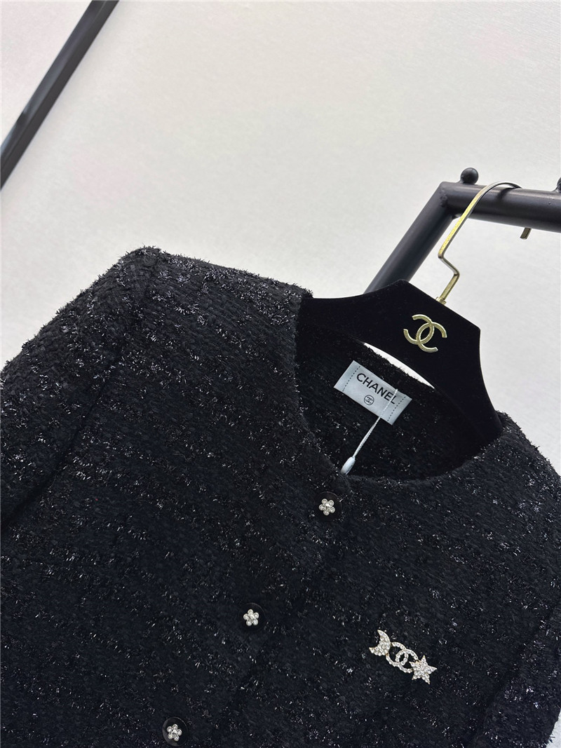 Ch**el new shiny silk woven jacket