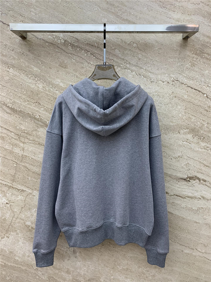 Acne Studios Zipper Hooded Sweatshirt