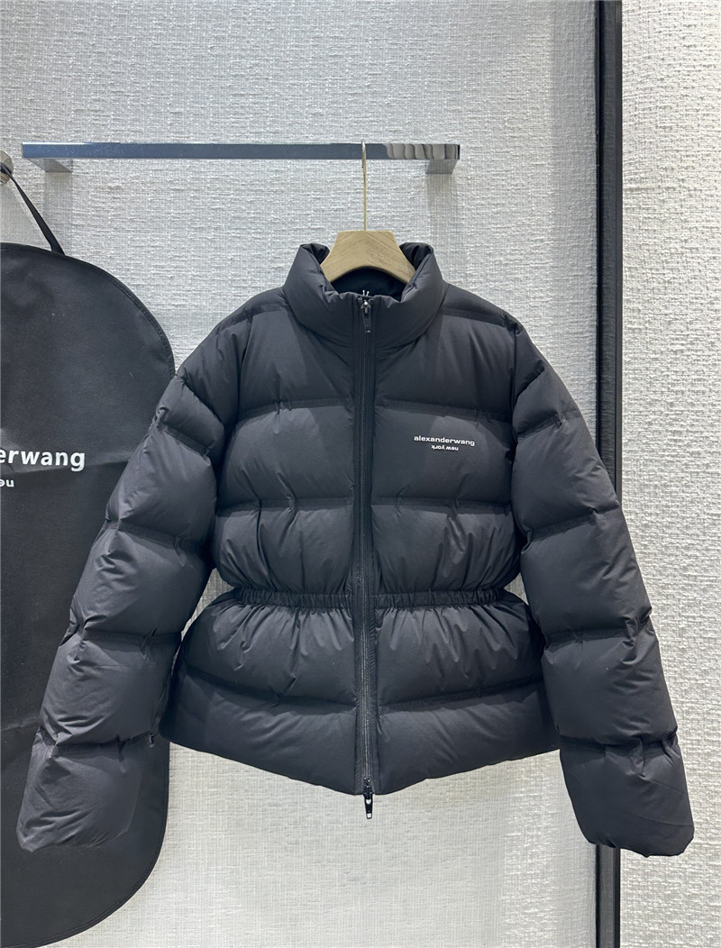 A1exa*der wang medium short black waisted down jacket