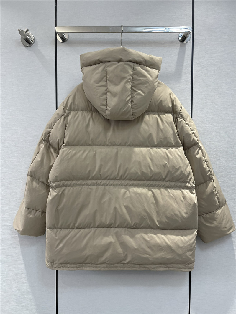 Acne Studios hooded drawstring waist down jacket