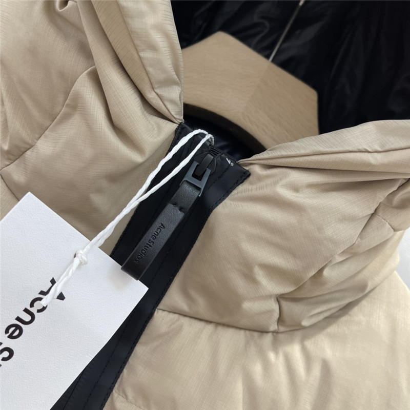 Acne Studios hooded drawstring waist down jacket