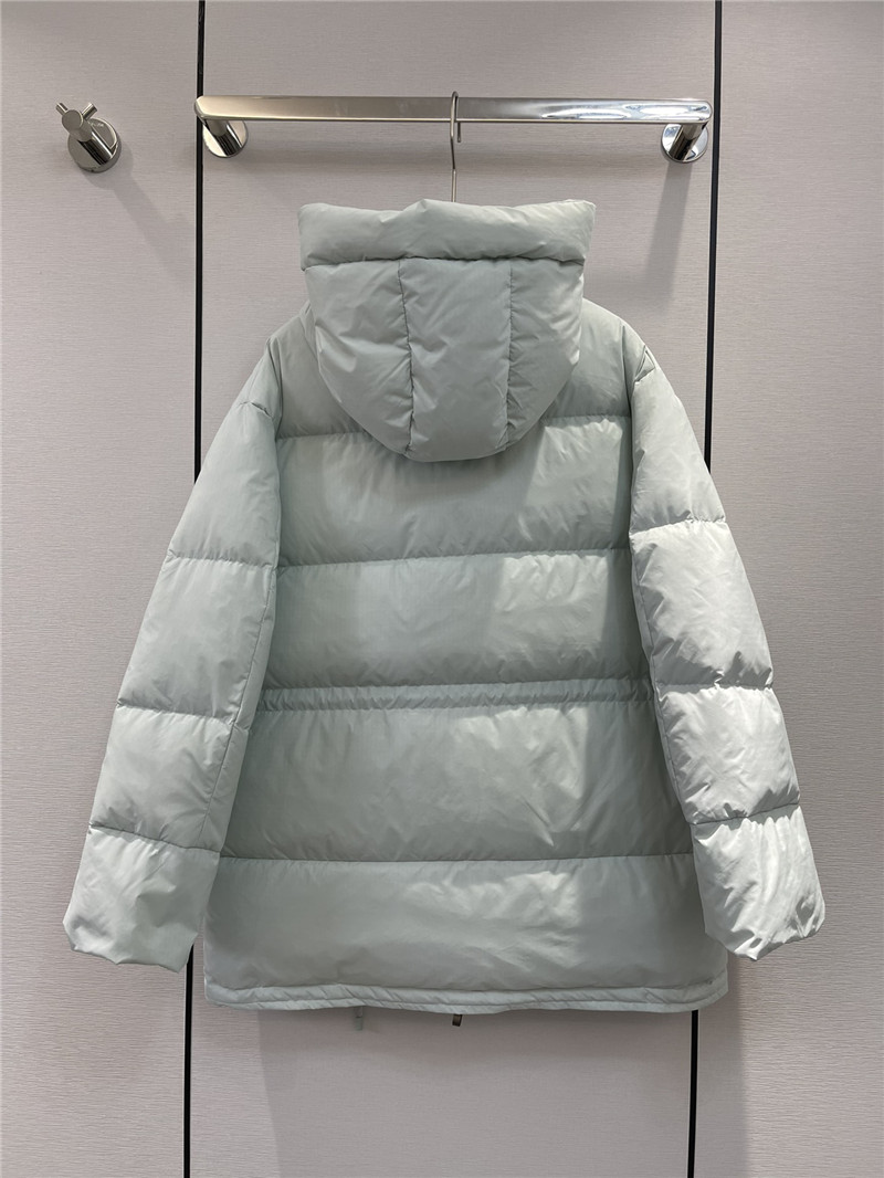 Acne Studios hooded drawstring waist down jacket