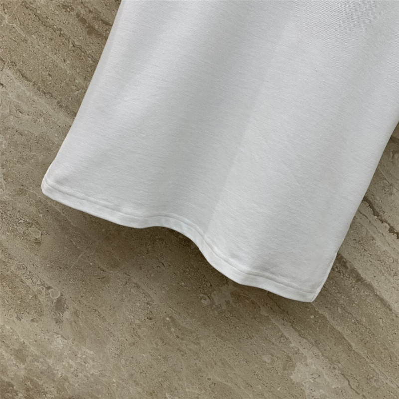 M1um1u logo polo collar short sleeve t-shirt