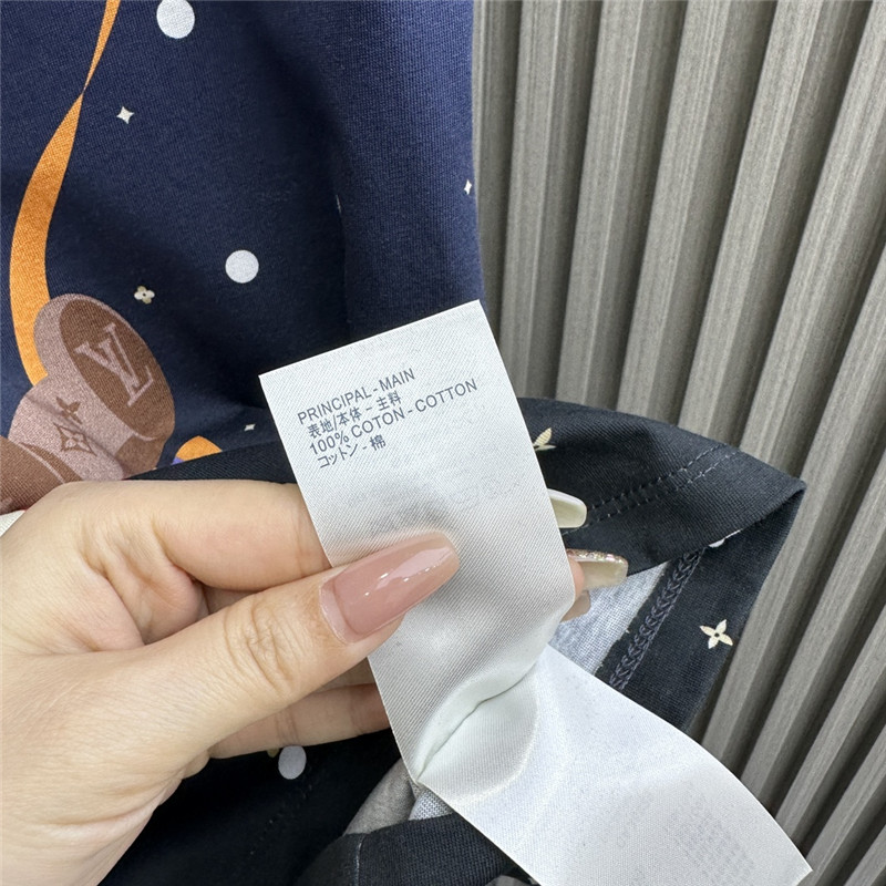 l0vis Vvtt0n lv printed chain round neck t-shirt