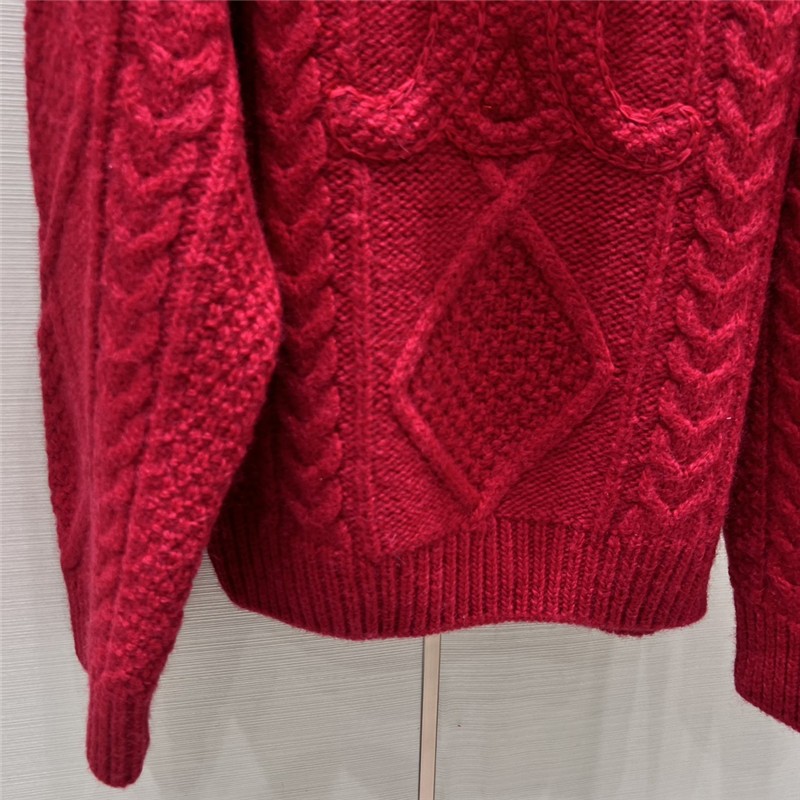 Ce1i*e logo wool turtleneck sweater